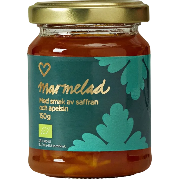 Hjärtats Marmelad Saffran & Apelsin 150 g Hjärtats