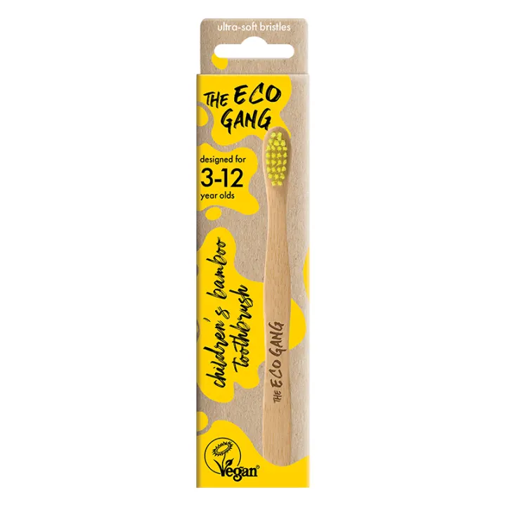 The Eco Gang Kids Bamboo Toothbrush Mix Ultra-Soft 1 st The Eco Gang