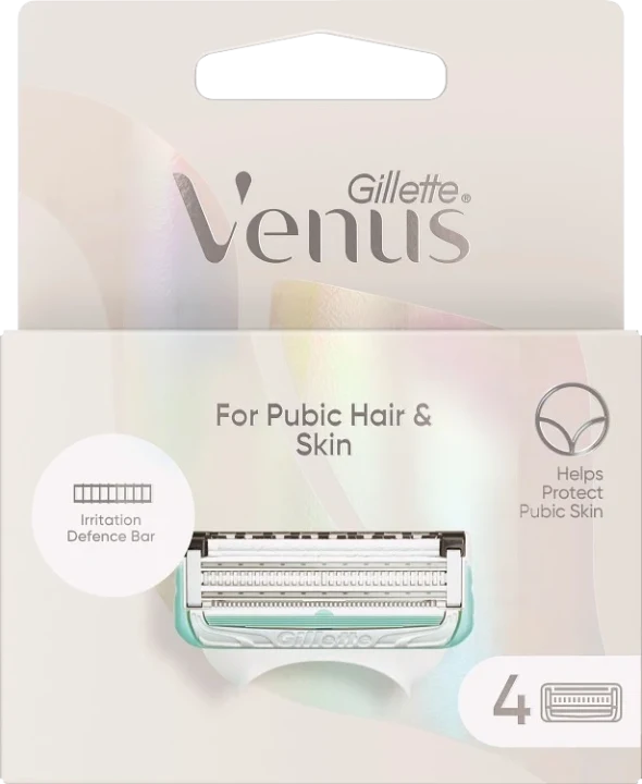 Venus Satin Care Rakblad för Intimområdet 4 st Venus