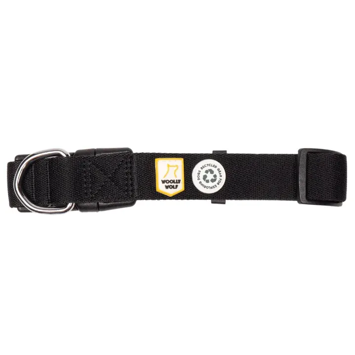 Woolly Wolf Halsband Raven Black 25-35 cm Woolly Wolf
