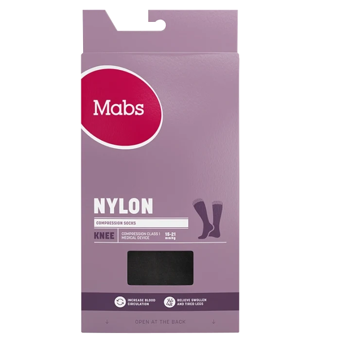 Mabs Nylon Knee Wide Black 1 par M Mabs