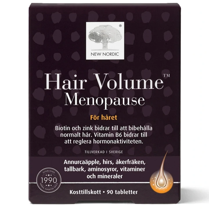 Hair Volume Menopause Tablett 90st New Nordic