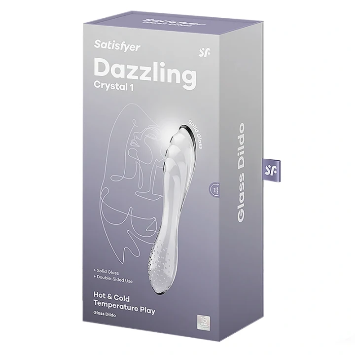Satisfyer Dazzling Crystal 1 Transparent Dildo Satisfyer