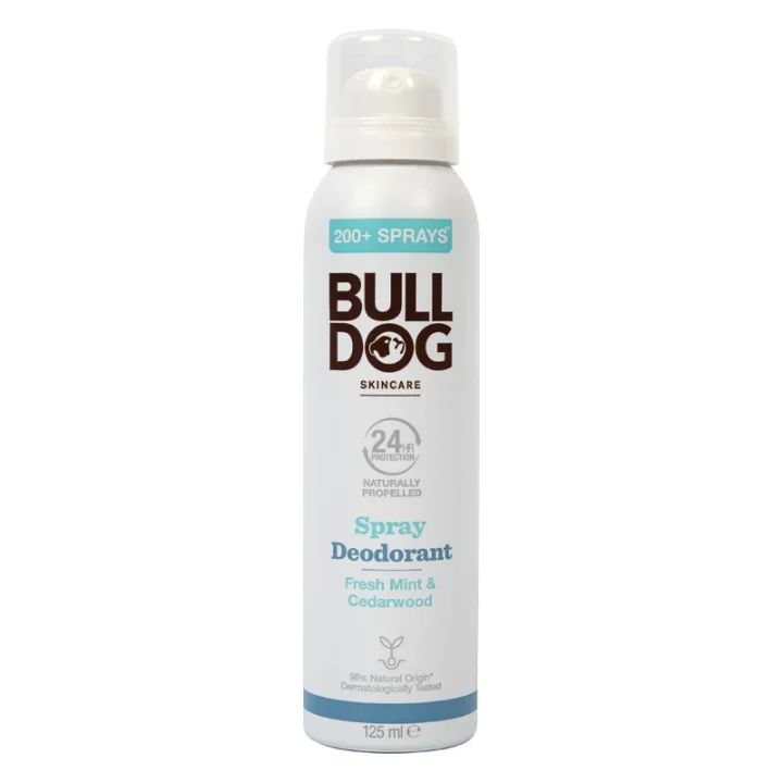 Bulldog Fresh Mint & Cedarwood Spray Deodorant 125 ml Bulldog