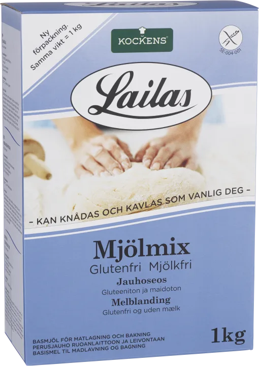 Lailas Mjölmix glutenfri mjölkfri 1 kg Lailas