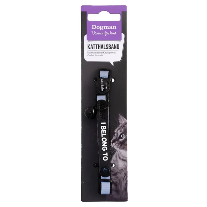 Dogman Katthalsband Stripe Svart Dogman