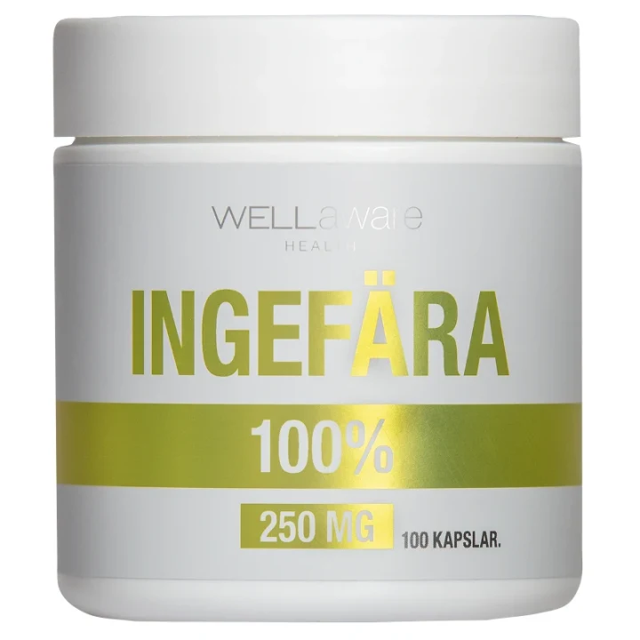 WellAware Ingefära Kapslar 100 st WellAware