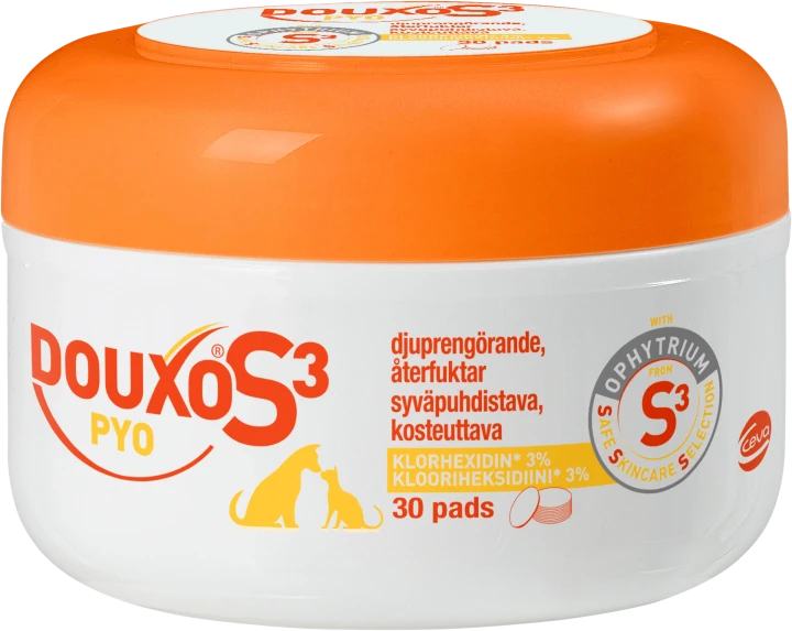 Douxo S3 Pyo Pads Klorhexidin 3% 30st Douxo