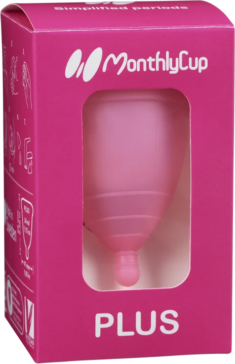 MonthlyCup Menskopp Pink Topaz Plus MonthlyCup