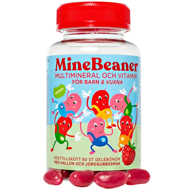 MineBeaner Mineraler & Vitaminer Tugg 90 st Vitabeaner