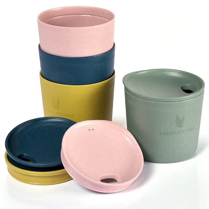Light My Fire MyCup'n Lid Short 250 ml Nature 4-pack Light My Fire