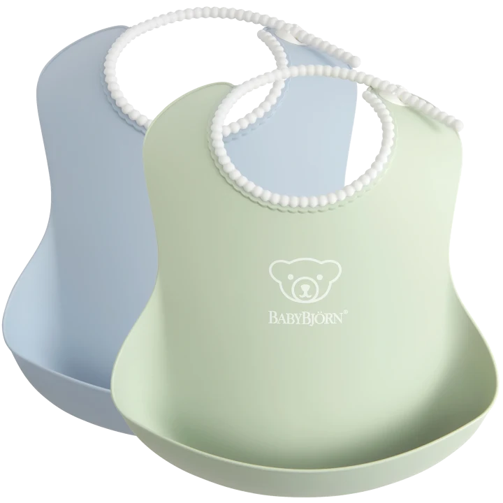 BabyBjörn Haklapp Blekgrön/Blekblå 2-pack Babybjörn