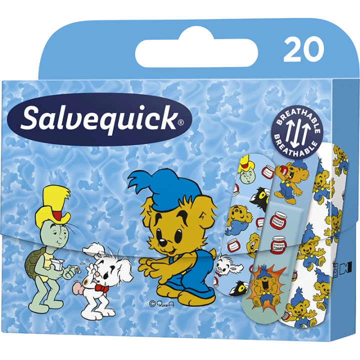 Salvequick Bamseplåster 20 st Salvequick, Bamse