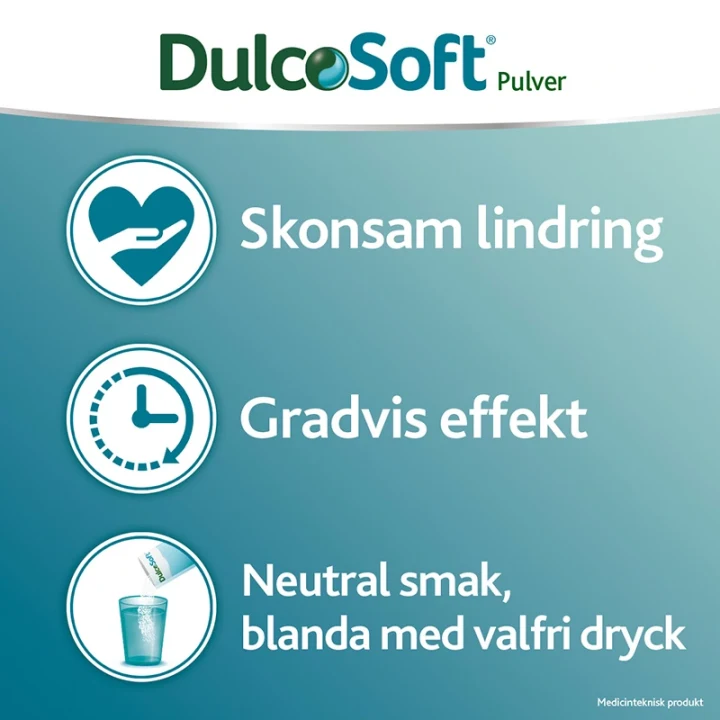 DulcoSoft pulver till oral lösning dospåse 20 st Dulcosoft