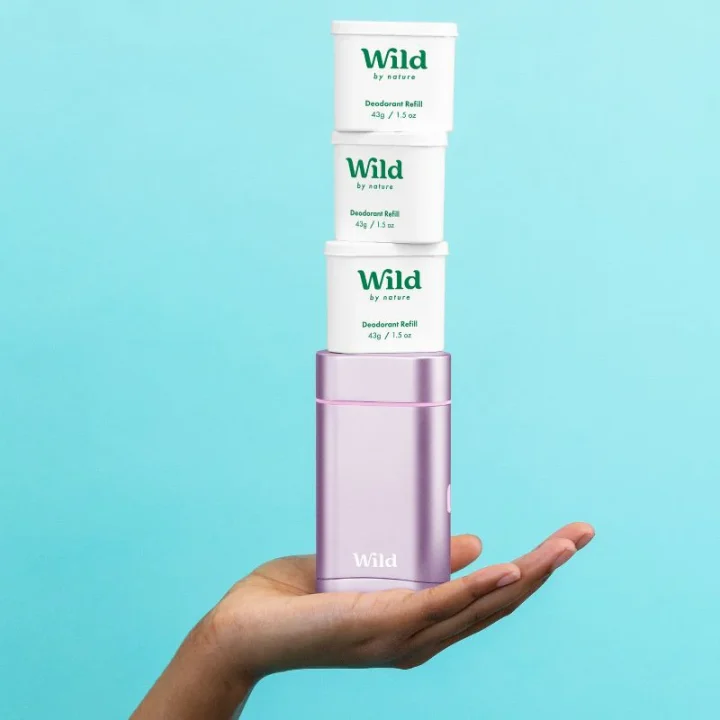 Wild Purple Case Coconut & Vanilla Deo Starter Pack 40g Wild