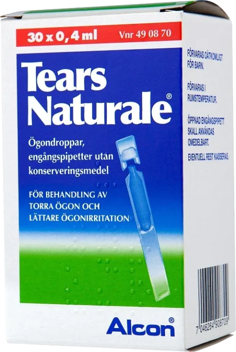 Tears Naturale ögondroppar endosbehållare 30 x 0,4 ml Tears