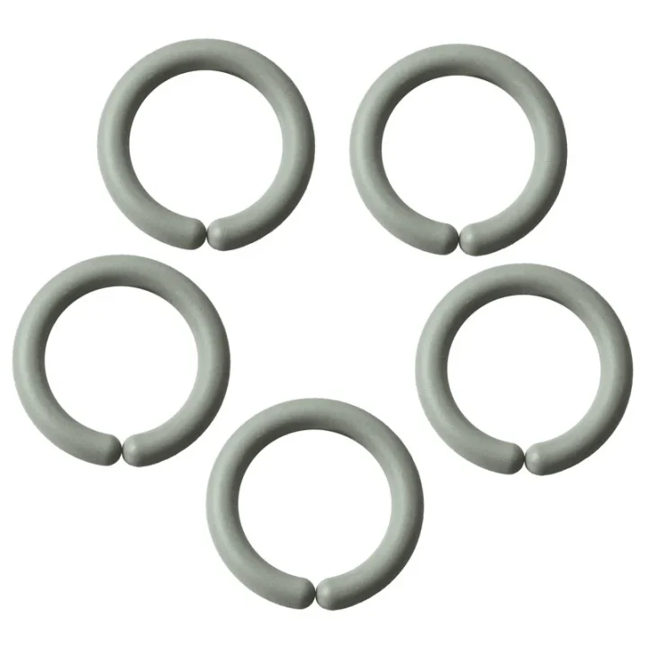AddBaby Barnvagnsringar 5-pack Silver AddBaby