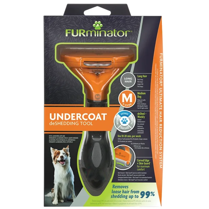 FURminator Undercoat DeShedding Tool Hund Långhårig M FURminator