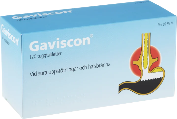 Gaviscon tuggtablett 120 st Gaviscon
