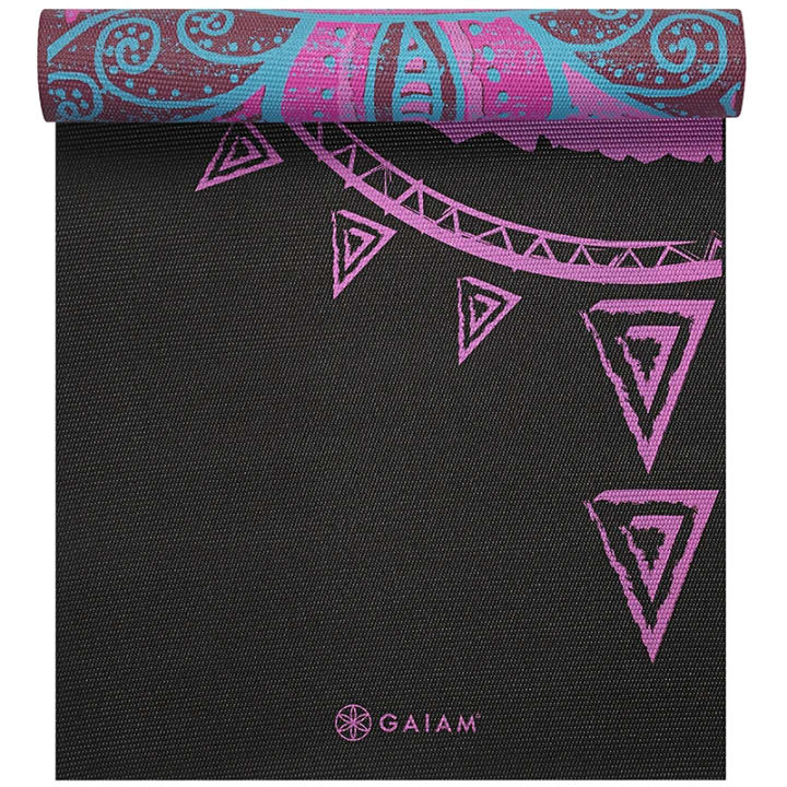 Gaiam Yoga Mat 6 mm Reversible Be Free Gaiam