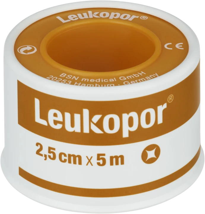 Leukopor Kirurgtejp vit 2,5cm x 5m 1st Leukoplast