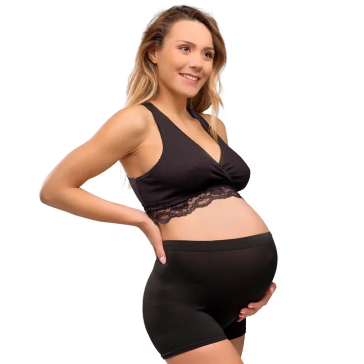 Carriwell Gravid- & Sjukhustrosa Svart 2-pack Carriwell