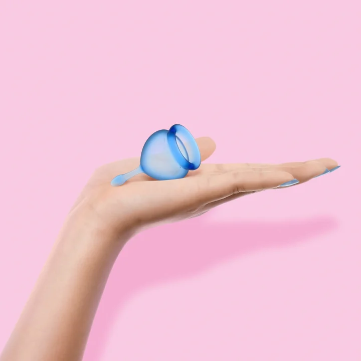Satisfyer Feel Good Menstrual Cup Dark Blue 2 st Satisfyer