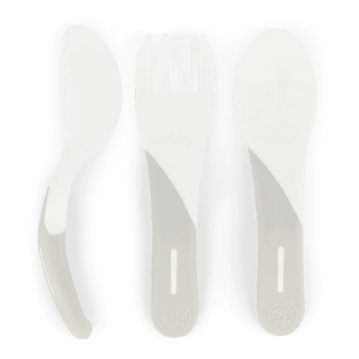 Twistshake Äta-Själv Set Plast 6 mån+ Vit Twistshake