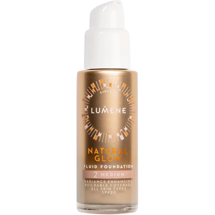 Lumene Natural Glow Fluid Foundation SPF20 30 ml 2 Medium Lumene