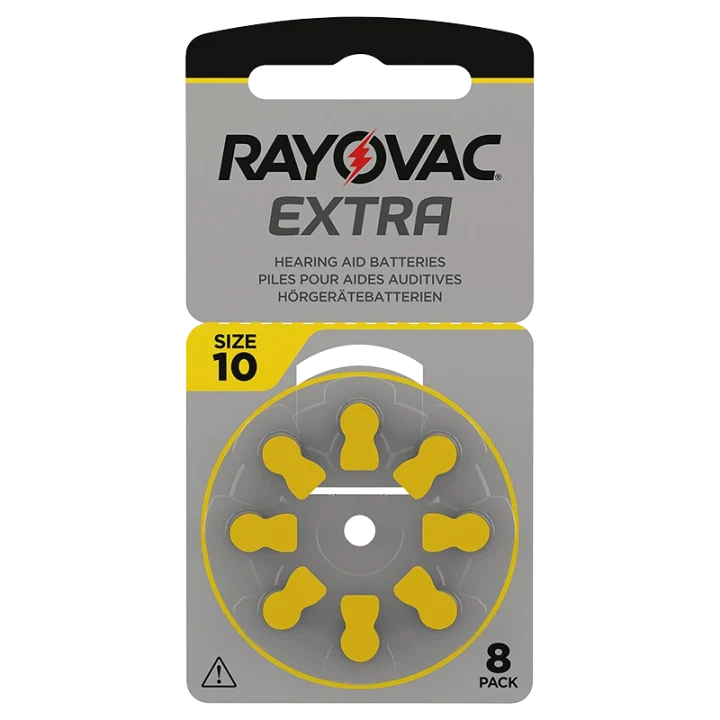 Rayovac Extra Hörapparatsbatterier 10 Gul 8st Rayovac