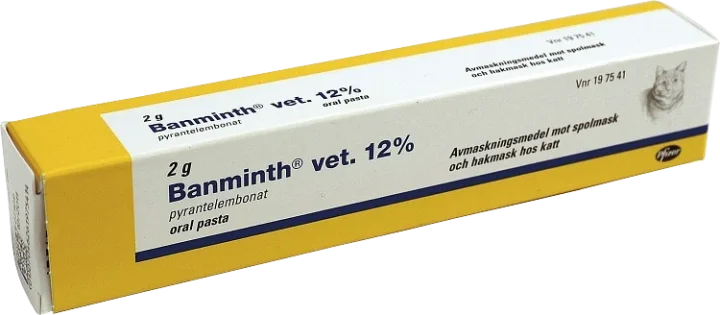 Banminth vet. oral pasta förfylld dosspruta för katt Banminth