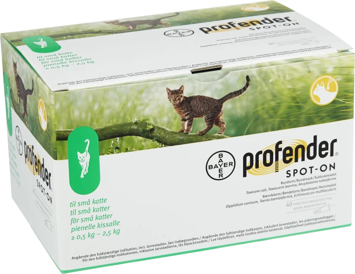 Profender Spot-on, lösning 30mg/7,5mg Pipetter i blisterförpackning, 40st  (40x0,35ml) 
