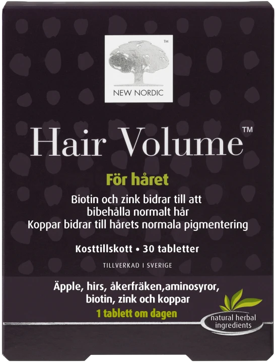 New Nordic Hair Volume Kosttillskott 30 st New Nordic