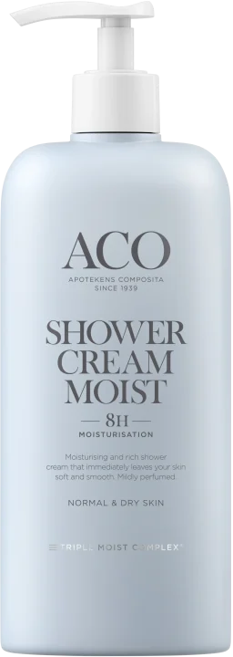 ACO Shower Cream Moist parfymerad 400 ml ACO
