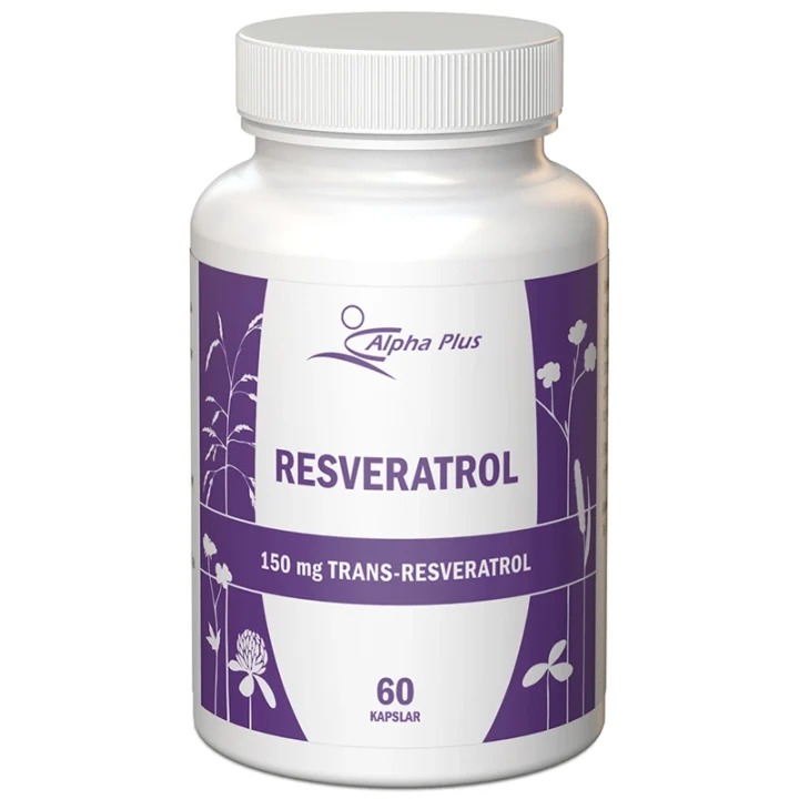 Alpha Plus Resveratrol 60 kapslar Alpha Plus