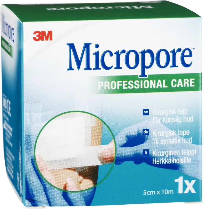 Micropore kirurgtejp 5 cm x 10 m 1 st Micropore