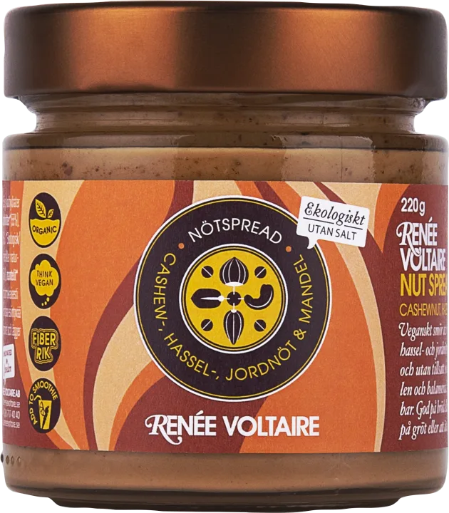 Renée Voltaire Nötspread Mixade NÖTTER 220 g Renée Voltaire