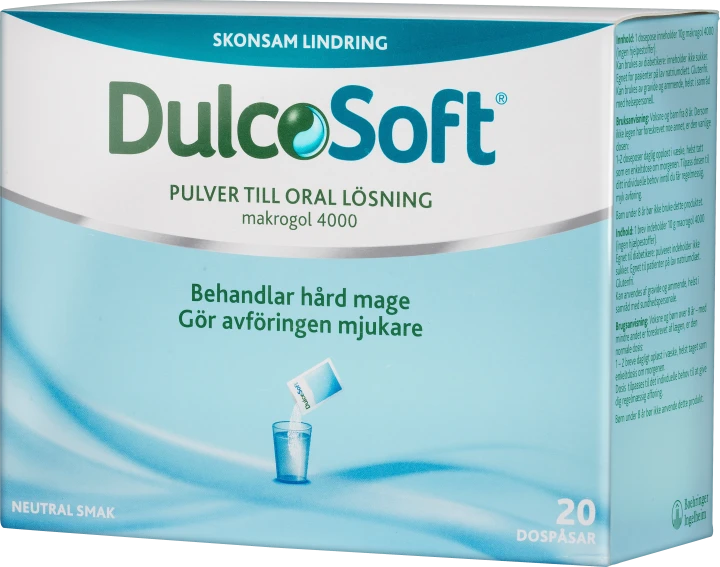 DulcoSoft pulver till oral lösning dospåse 20 st Dulcosoft