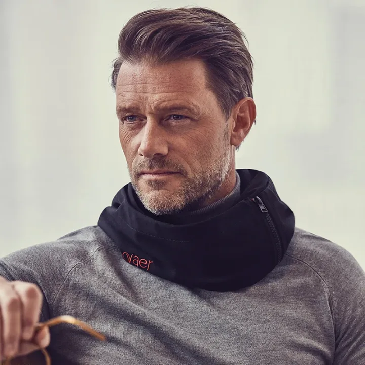 Ovaer Nackkudde med Huva Blue Lagoon Ovaer