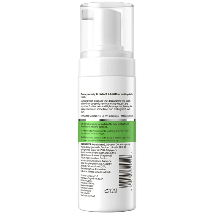 No7 Radiant Results Purifying Foaming Cleanser 150 ml No7