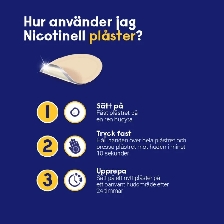 Nicotinell depotplåster 21 mg/24 timmar 7 st Nicotinell