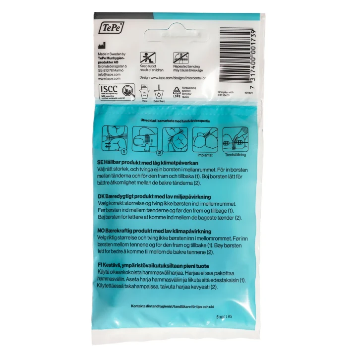 TePe Mellanrumsborste 0,4 - 1,3 mm 8 st 1,3 mm TePe