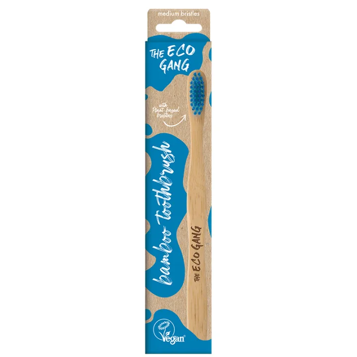 The Eco Gang Adult Bamboo Toothbrush Mix Medium 1 st The Eco Gang