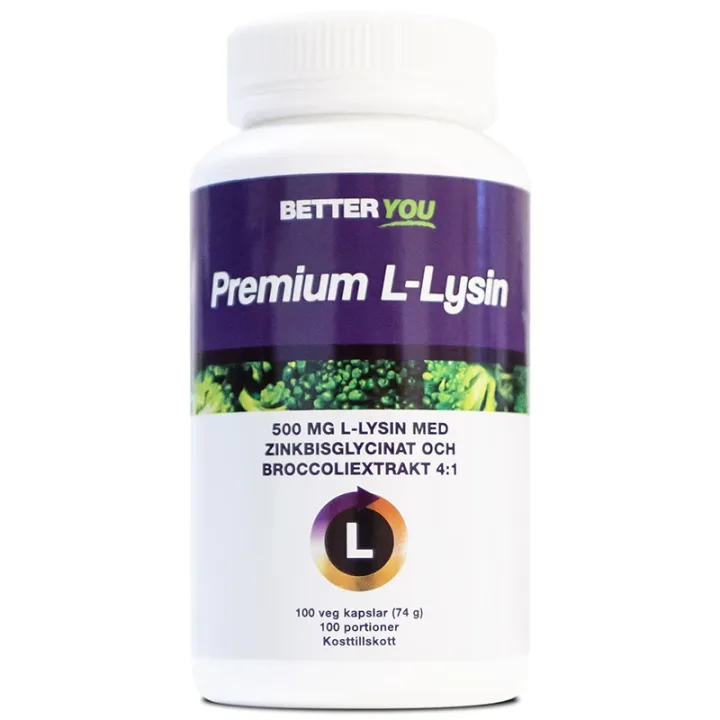 Better You Premium L-Lysin 100 kapslar Better You
