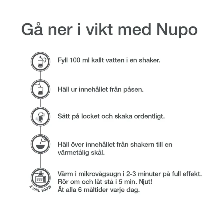 Nupo Diet Meal Risotto 10 portioner Nupo