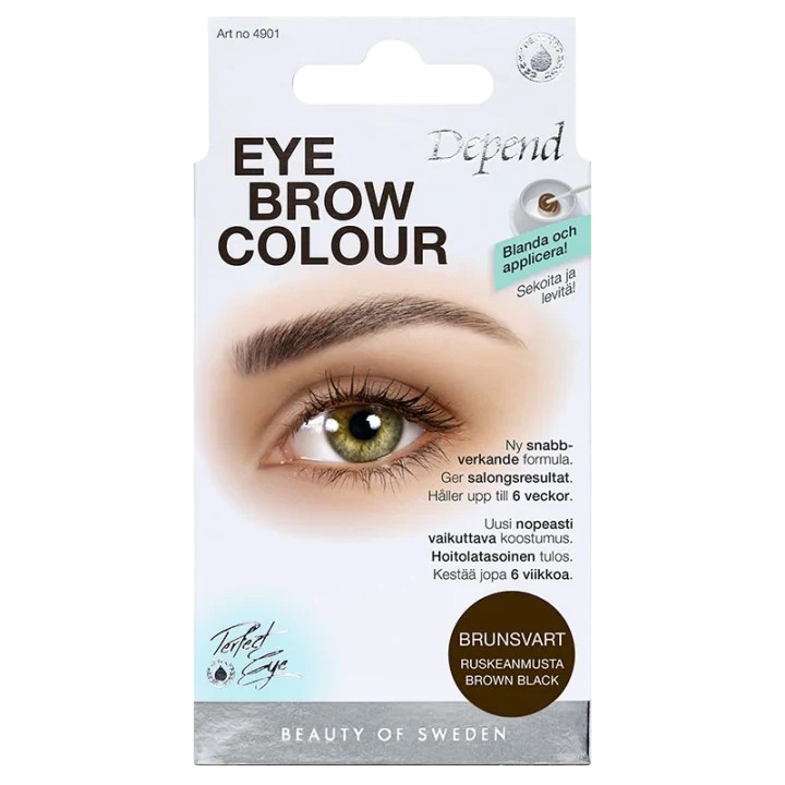 Depend Eyebrow Colour Brown Black Depend
