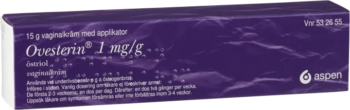 Ovesterin vaginalkräm 1 mg/g 1x15 g Ovesterin