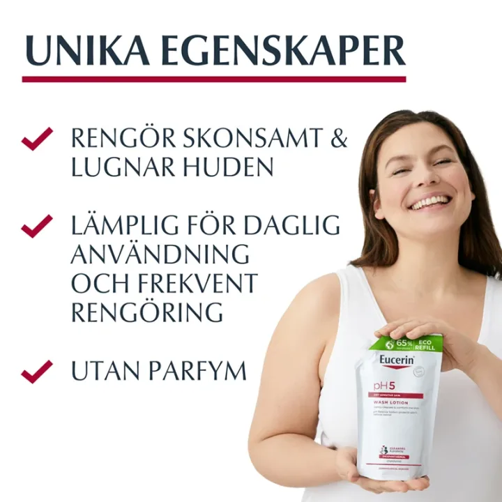 Eucerin pH5 Washlotion oparfymerad refill 400 ml Eucerin