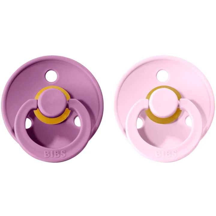 BIBS Napp Lavender / Baby Pink 6-18 månader 2-pack Bibs