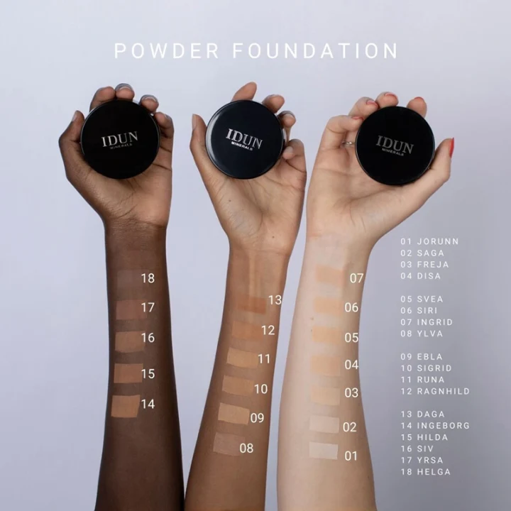 IDUN Minerals Mineral Powder Foundation Siri 7 g IDUN Minerals